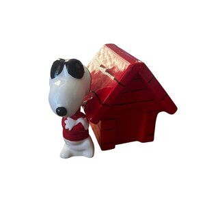 Snoopy and his Doghouse Salt and Pepper Shakers